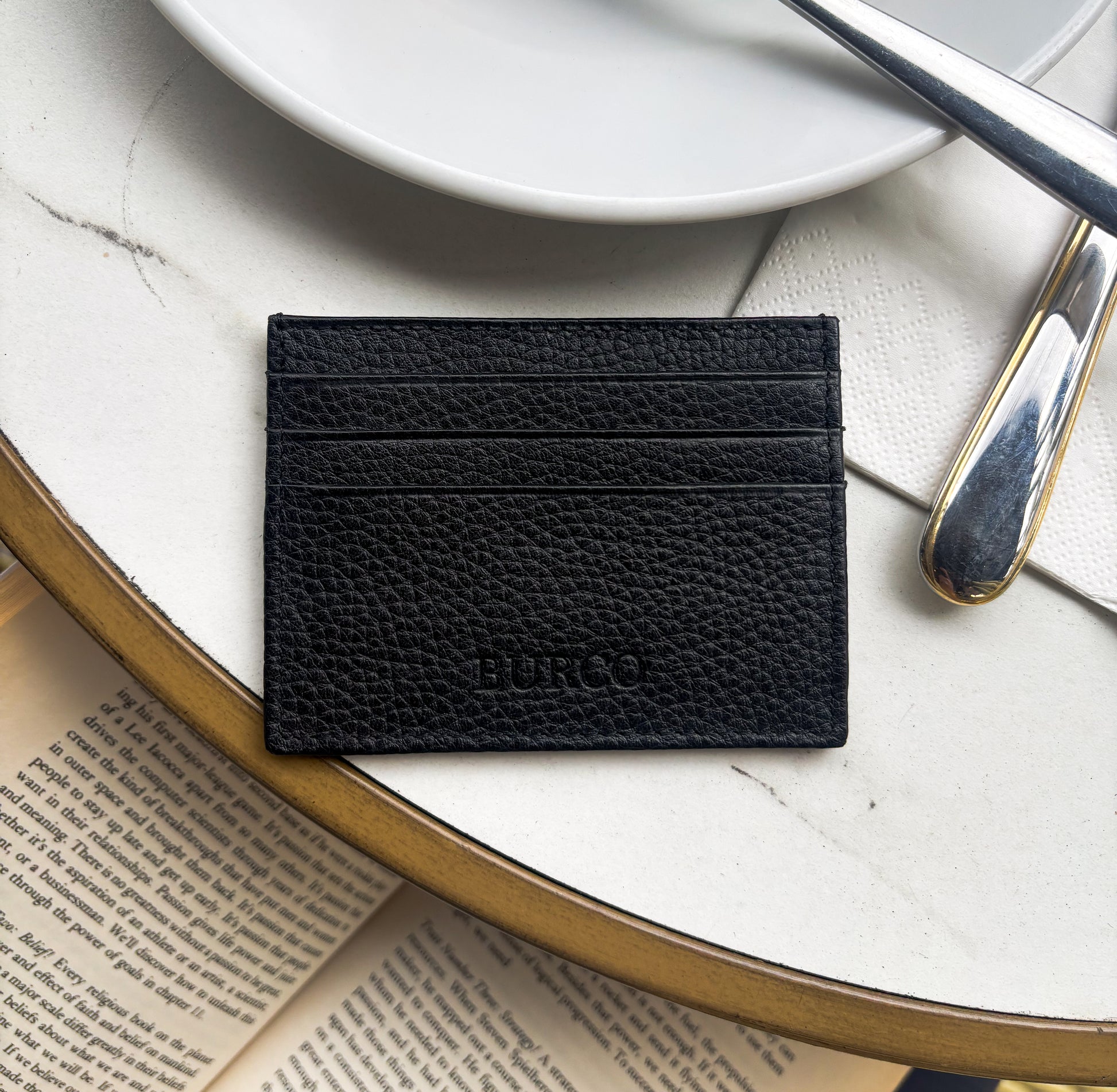 Signature Leather Cardholder